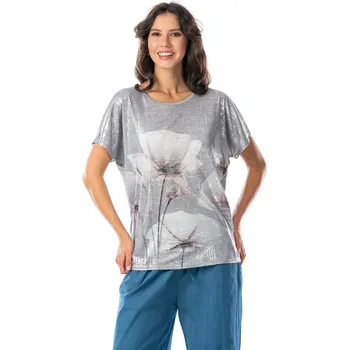 Dámské tričko Dámské triko FLYNN 42/44 Šedá