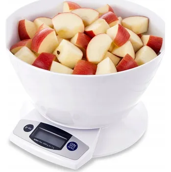 Kuchyňská váha ELEKTRONICKÁ KUCHYŇSKÁ VÁHA S MÍSOU PŘESNÁ POTRAVINÁŘSKÁ DO 5 KG 2,5 L