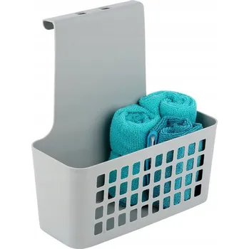 Úložný box ZÁVĚSNÝ KOŠÍK NA DVEŘE SKŘÍŇKY ORGANIZÉR DO KOUPELNY KUCHYŇSKÝ PLASTOVÝ