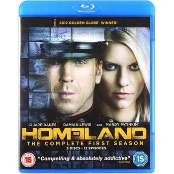 Blu-ray film Homeland Season 1 Blu-ray disk