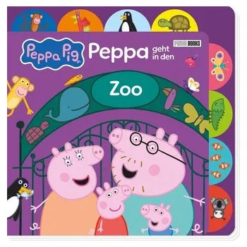 První čtění Peppa Pig: Peppa geht in den Zoo - Panini