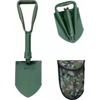 Polní lopatka SKLÁDACÍ POLNÍ LOPATKA S POUZDREM 3V1 SURVIVAL VOJENSKÁ TURISTICKÁ