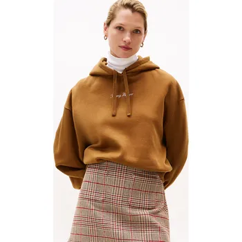 Dámská mikina Tommy Hilfiger dámská hnědá mikina 20024365-8721222728467