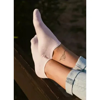 Pánské oblečení Dámské kotníkové ponožky Steven Invisible art.007 světle šedá 35-37