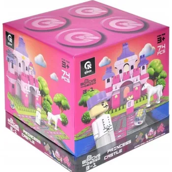 ostatní stavebnice Stavebnice „Block&Steps Zámek princezny“ Desková hra 3v1