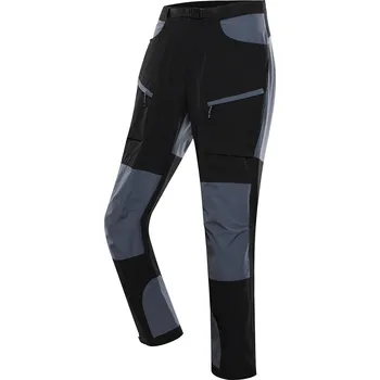 Pánské kalhoty Alpine Pro AKAN 2 ČERNÁ PÁNSKÉ SOFTSHELLOVÉ KALHOTY 52-SH