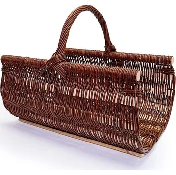 Koš na dřevo proutěný B081B