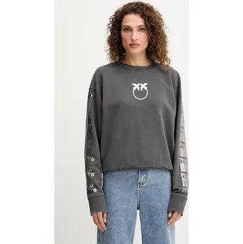 Dámská mikina Bavlněná mikina Pinko 104618.A2V7 šedá 90X, vel. M