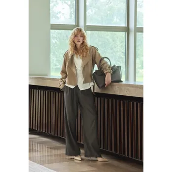 Dámské kalhoty Kalhoty Answear.LAB MA1165 šedá 90X, vel. L