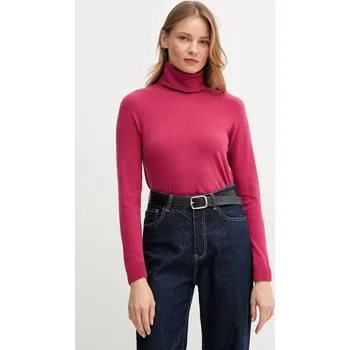 Oblečení a móda Svetr s příměsí vlny United Colors of Benetton 1035D2551 růžová 42X, vel. XS