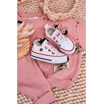 Dívčí obuv BIG STAR SHOES Dětské Klasické Tenisky Nízké BIG STAR HH374193 Barva: Bílá, Velikost: 18