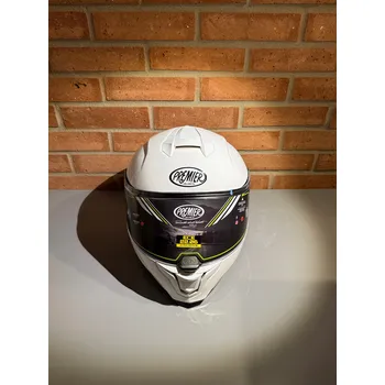 Helma na motorku Integrální helma Premier Hyper U8 bílá M 57-58 cm