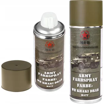Barva ve spreji Vojenský lak ve spreji Mfh Army Farbspray khaki 400 ml