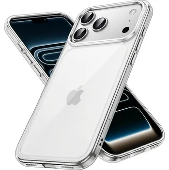 Pouzdro na mobilní telefon Pouzdro JETech pro iPhone 17 Pro 6,3 palce, nežloutne, nárazuvzdorné, odolné proti poškrábání,