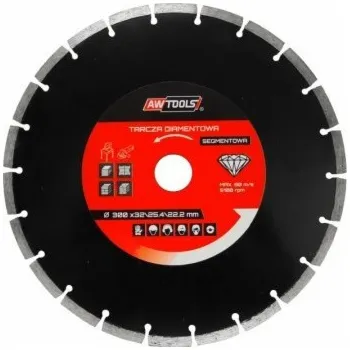 Řezný kotouč AWTools Segmentový diamantový kotouč 300 x 25,4-22,2 mm (AW45300)