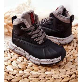 Chlapecké tenisky BIG STAR SHOES Dětské Oteplovací Boty Big Star II374074 Barva: Stříbrná, Velikost: 28