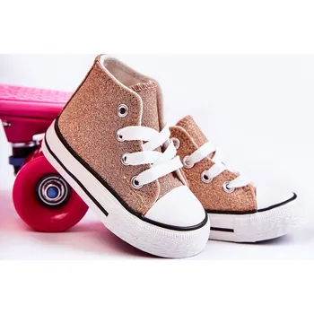 Dívčí tenisky Dětské vysoké tenisky Catrina Barva: Růžová, Velikost: 31