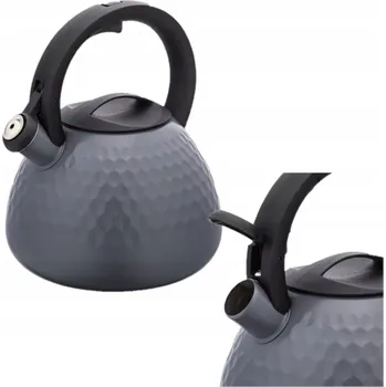 Varná konvice Altom Design tradiční ocelová Konvice 2,7 l černá, šedá