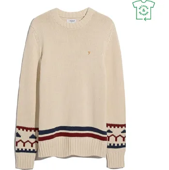 Pánská mikina Mikina Farah Cream 1159746 Medium