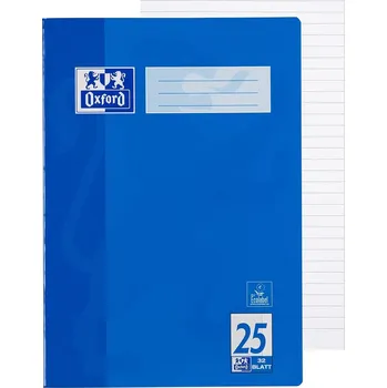 Sešit M4886 Oxford 100050329 Sešit Modrý, Modrá, A4/ 32 Stran