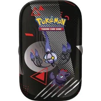 Hračka Pokémon: Pokémon TCG: Unova (Chandelure & Zorua) Tin (dva booster balíčky a jedna samolepka)