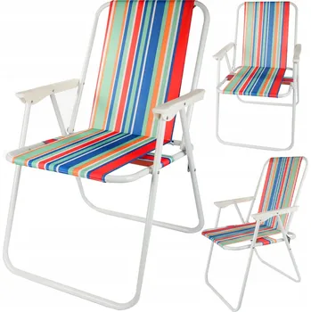 Zahradní židle Verk Group kovová modrá