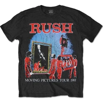 Rush 1981 Tour Black M Tričko