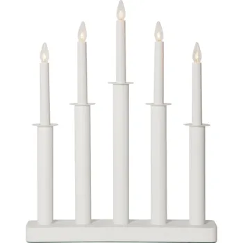 Svícen Dřevěný svícen Star Trading 45 cm