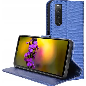 Pouzdro na mobilní telefon Flipové pouzdro RCBR pro Sony Xperia 10 V 5G DIAMOND WALLET modré