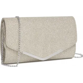 Kabelka Dámské třpytivé večerní psaníčko Miss Lulu - zlaté