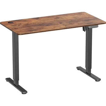 Psací stůl Obdélníkový psací stůl Maclean 60 x 120 x 114 cm, odstíny hnědé