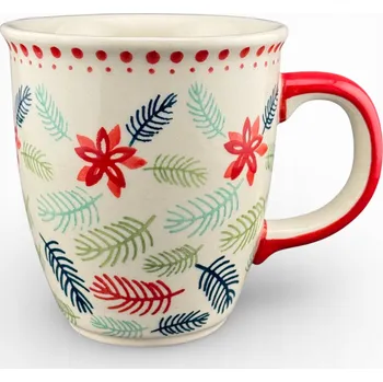 Hrneček Mars 300 ml Zelené větvičky dek. GZ64 Keramika Bolesławiec