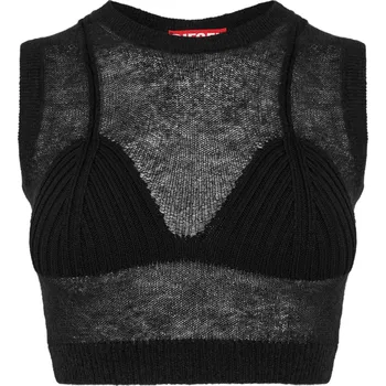 Dámské tričko Tričko Diesel Black Black 1221224 16