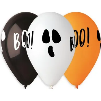 Balónek Latexové balónky Ge.Ma.R. Boo 13" 5 kusů