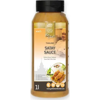 Golden Turtle Chef Arašídová omáčka Satay 1l - Chef's Selection