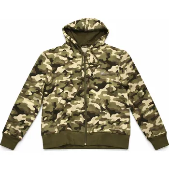 Dámská mikina xcena Dámská maskáčová mikina na zip s kapucí Velikost: XXL