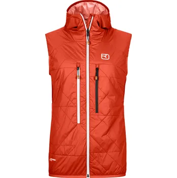 Dámská vesta Ortovox Swisswool Piz Boe Vest Women's Barva: Sunset Orange, Velikost: M