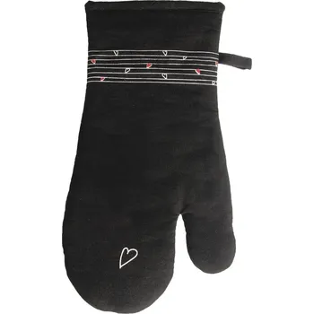 Chňapka Orion 153924 černá/srdíčka