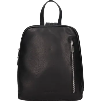 Městský batoh Kožený dámský batoh SendiDesign Makka - černá
