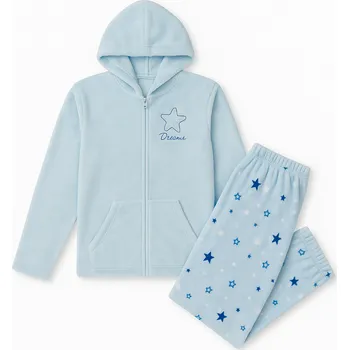 Dámské pyžamo xcena Teplé mikroplyšové dámské pyžama Velikost: L