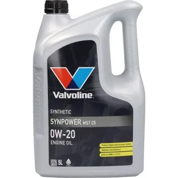 Motorový olej VALVOLINE SYNPOWER motorový olej (5L) 0W20 GF-6A RC SP C6 BMW LL-14 FE+ BMW LL-17 FE+ CHRYSLER MS-12145 FIAT 9.55535 DSX FIAT 9.55535 GSX FORD M2C947 B1 FORD M2C962 A1 JAGUAR 03.