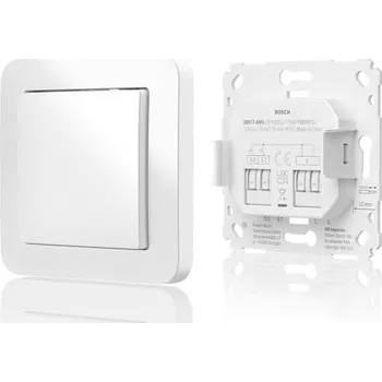 Elektroinstalační materiál Nástěnný vypínač Bosch Smart Home pro chytré akční členy, prostorově úsporná instalace v
