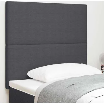 vidaXL Čelo postele s čelo Tmavě šedá 90 cm Umělá kůže [3337717]