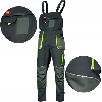 Pracovní obuv Montérkové kalhoty s laclem Classic Stretch Slim 46