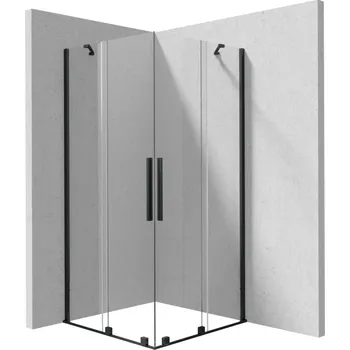 Deante PRIZMA sprchová kabina 90x90 cm KTJ_N39R + KTJ_N39R, černá KPNNP09P09