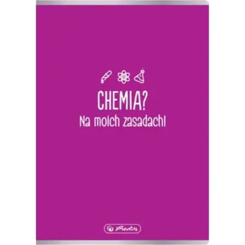 Sešit Sešit A5 s mřížkou Herlitz, 60 listů, motiv Chemie