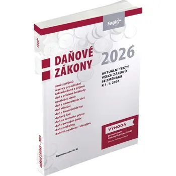 Kniha Daňové zákony 2026 - Nakladatelství Sagit (2026, brožovaná)
