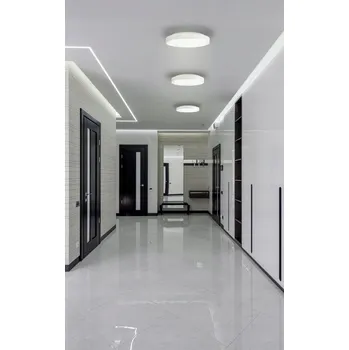 Stropní Svítidlo 38W 3 barvy WW/NW/CW 3800lm slim hermetický bílý