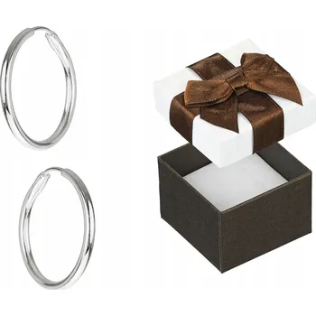 Náušnice Stříbrné Náušnice Závěsná kolečka Kolečka 1,2 cm Malá dámská kolečka Stříbro 925