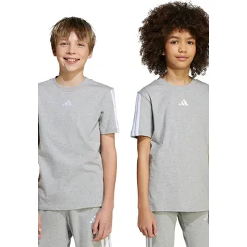 Dětské bavlněné tričko adidas JY4968 šedá 90X, vel. 128